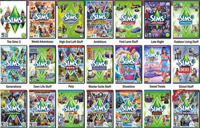 free sims 2 expansion packs